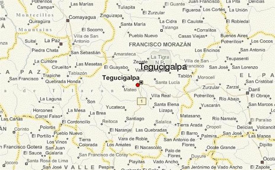 Guia Urbano De Tegucigalpa, Tegucigalpa, Honduras, Olancho Honduras, San Pedro Sula