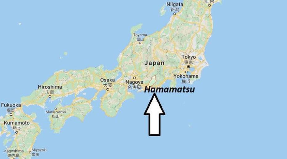 Hamamatsu Map : Jungle Maps May 2015 / Hamamatsu Is Shizuoka Prefecture …, Hamamatsu, Japan, Nagoya Japan, Japan  Silhouette