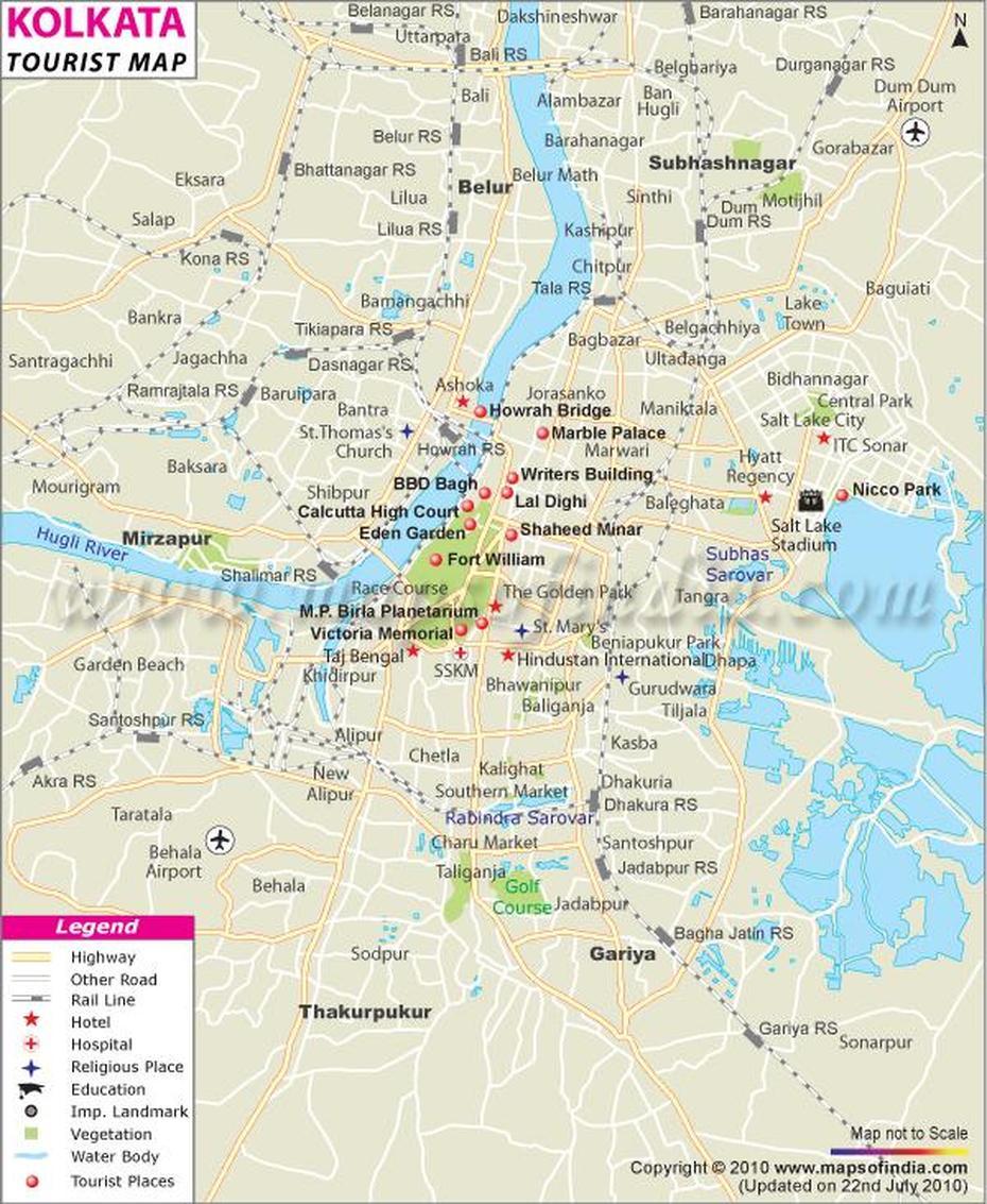 Kolkata Map, Map Of Kolkata India, India Maps, Maps India, Kottakota, India, India  With City, India  Drawing