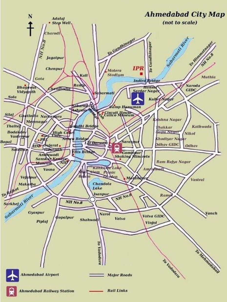 Large Ahmedabad Maps For Free Download And Print | High-Resolution And …, Ahmadābād, India, Mumbai India On A, Ahmedabad City India