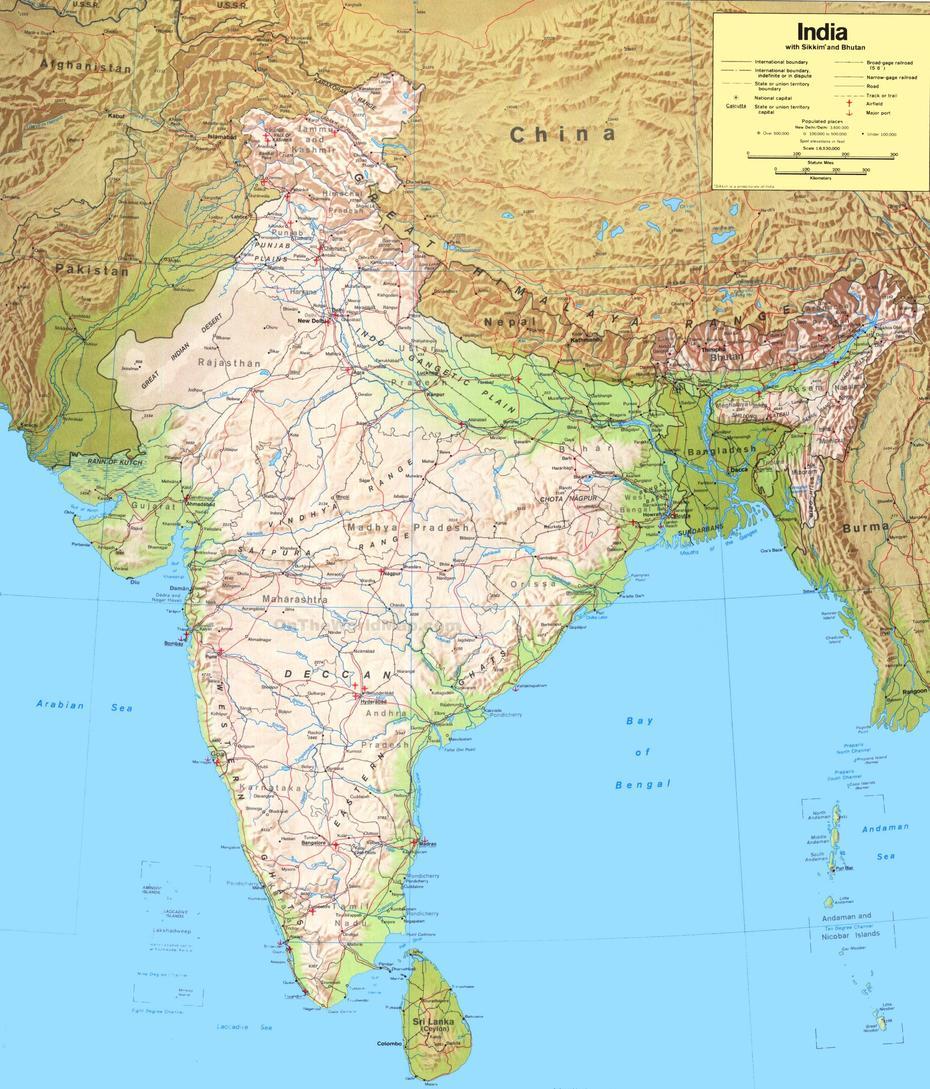 Large Detailed Map Of India, Āmangal, India, Mangal Bhavan Amangal  Hari Lyrics, Lord Rama  Pics