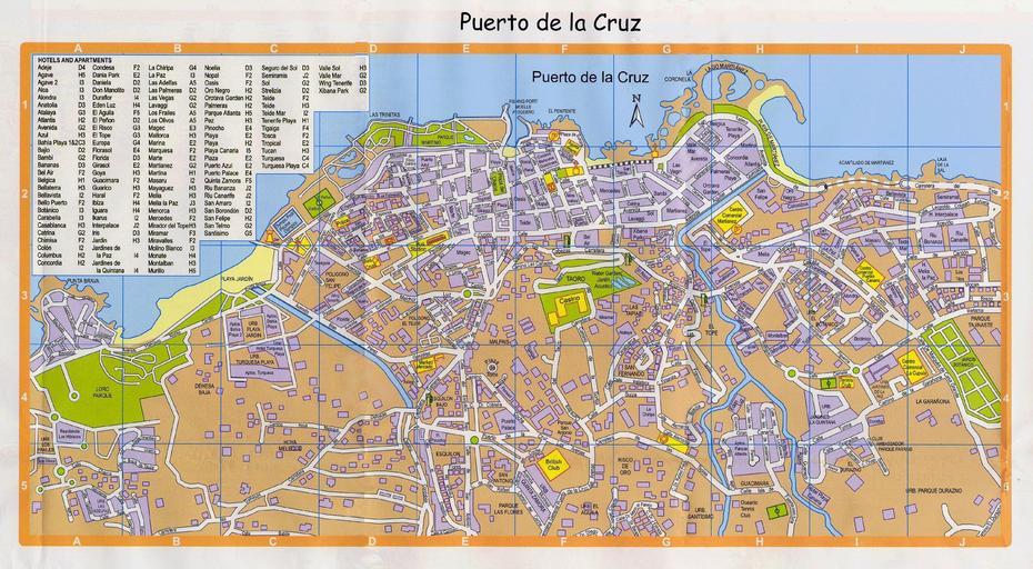 Large Puerto De La Cruz Maps For Free Download And Print | High …, Puerto De La Cruz, Spain, Mijas  Costa, Mijas Costa  Del Sol