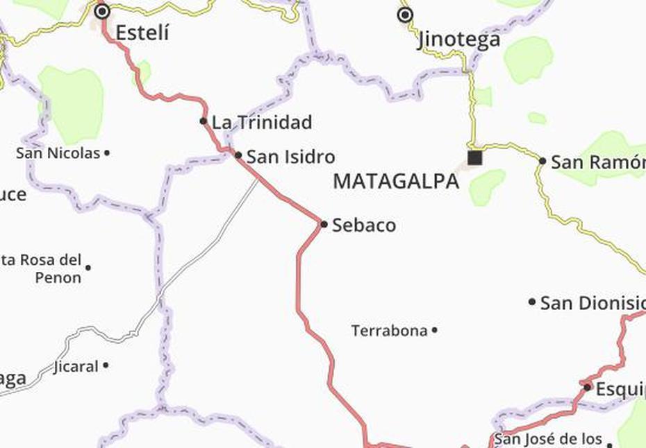 Michelin Sebaco Map – Viamichelin, Sébaco, Nicaragua, Fotos De Nicaragua, Matagalpa Nicaragua