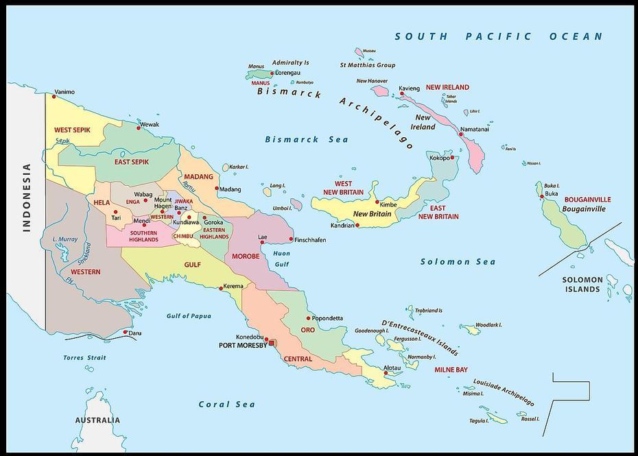 Papua New Guinea Maps & Facts – World Atlas, Port Moresby, Papua New Guinea, Papua New Guinea Capital, Papua New Guinea Satellite