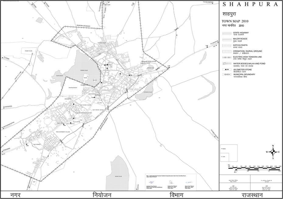 Shahpura Town Map 2010 – Master Plans India, Shāhpura, India, Shahpura Lake Bhopal, Luxury Hotels In Jaipur India