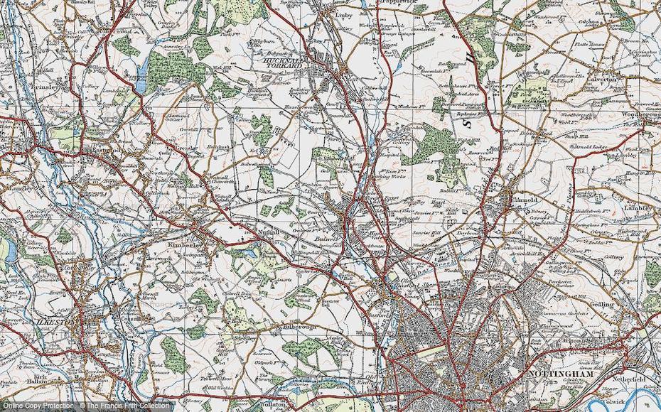 Of Valheim, Of Nottingham, Ordnance Survey, Bulwell, United Kingdom