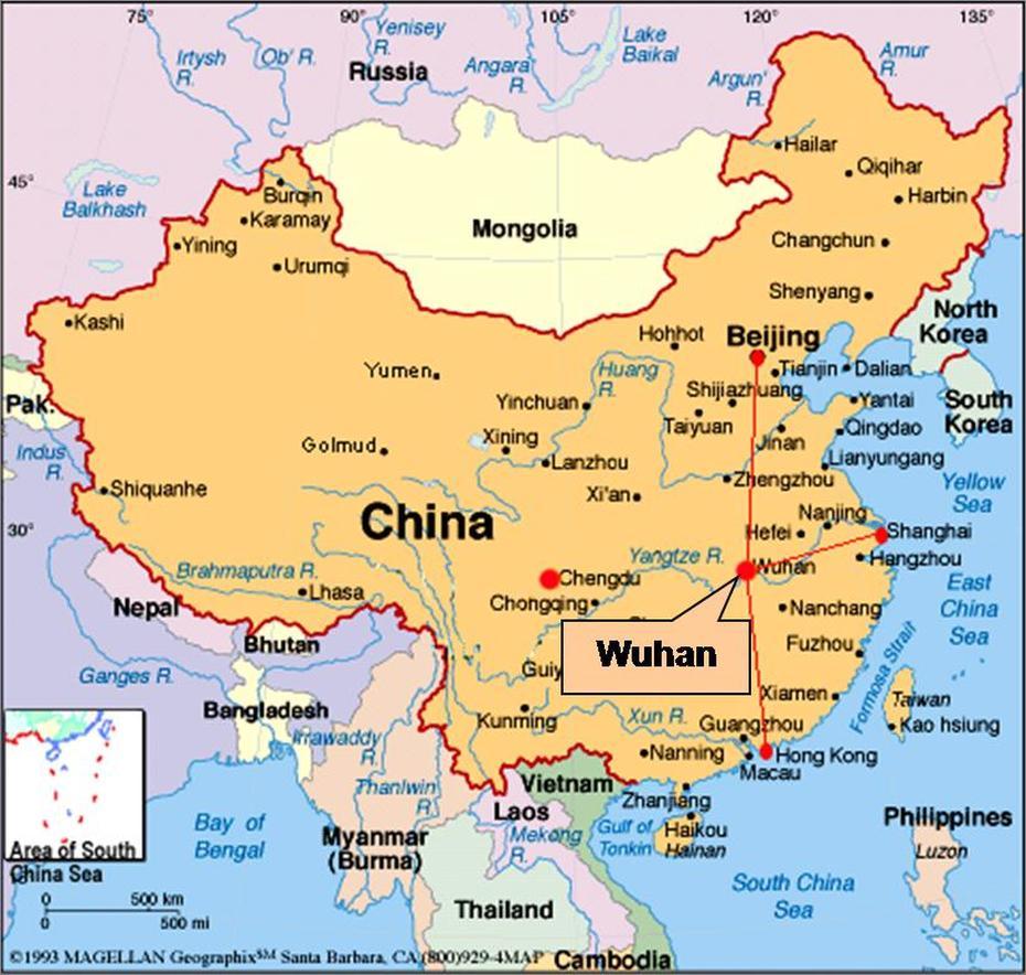 Wuhan, China | Ngee Ann Polytechnic | Wuhan | China Map, Asia Map …, Xiaguanying, China, China  Colored, North China