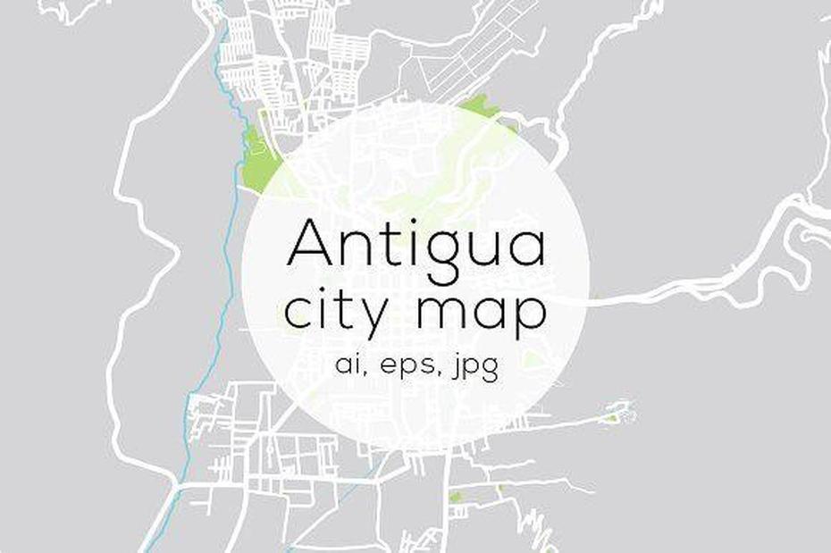 Antigua, Guatemala Map | City Maps Illustration, City Map, Illustrated Map, Ciudad Vieja, Guatemala, La Capital De Guatemala, Imagenes De Antigua Guatemala