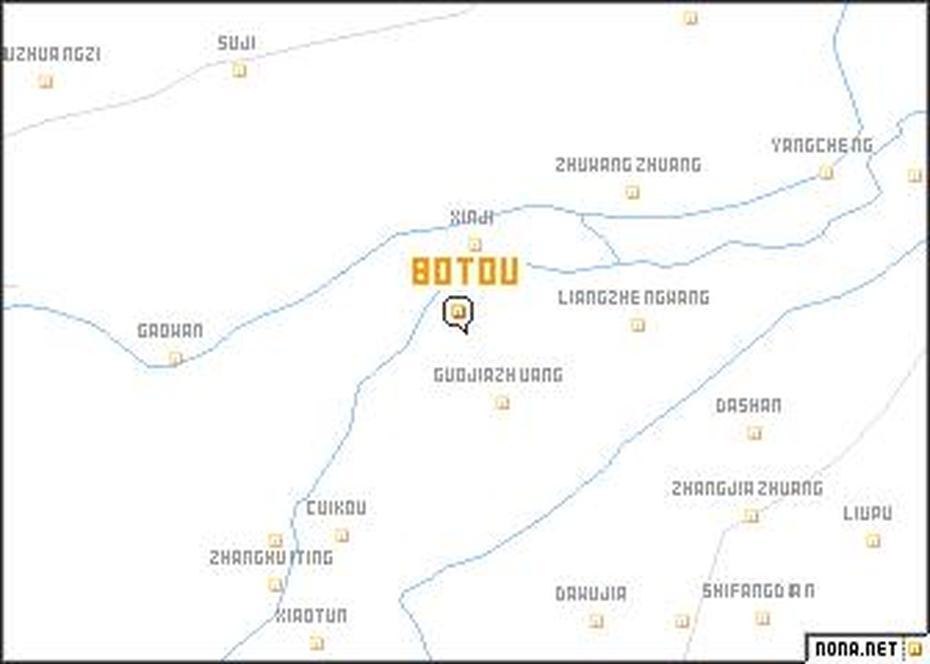 Botou (China) Map – Nona, Botou, China, South China, China  Graphic