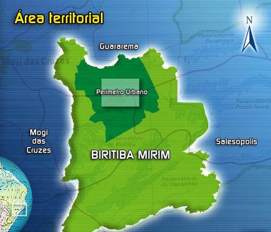 Detailed  Of Brazil, Brazil City, Mirim, Biritiba-Mirim, Brazil