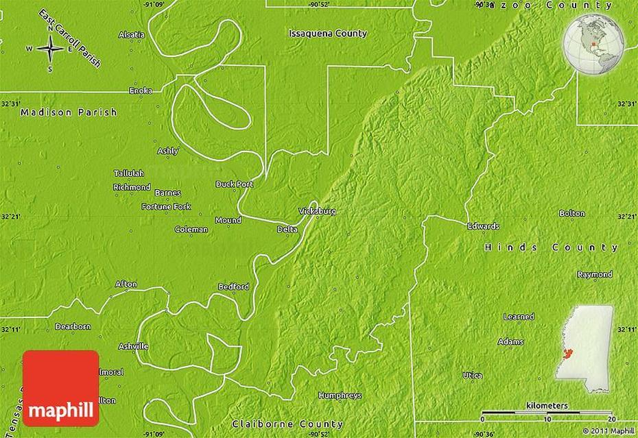 Detailed  United States, United States  Color, Warren County, Warren, United States