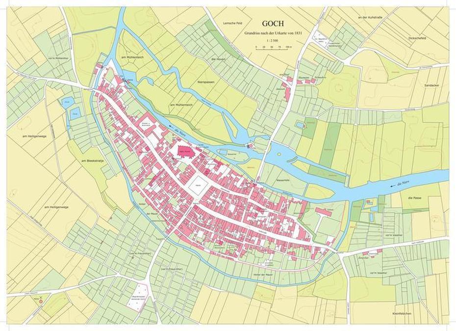 Essen Germany, Germany Streets, Rheinischen Stadteatlas, Goch, Germany