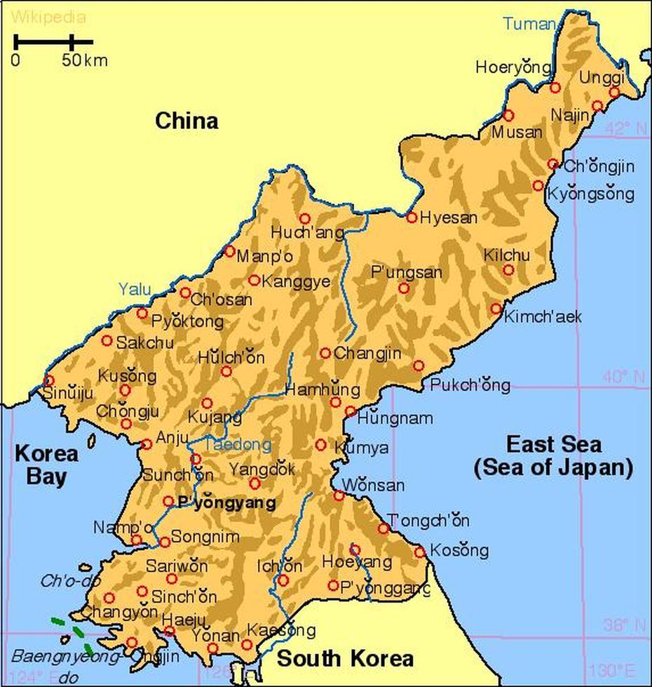 File:Korea North Map.Png – Wikimedia Commons, Tanch’Ŏn, North Korea, Old Korea, Korea A