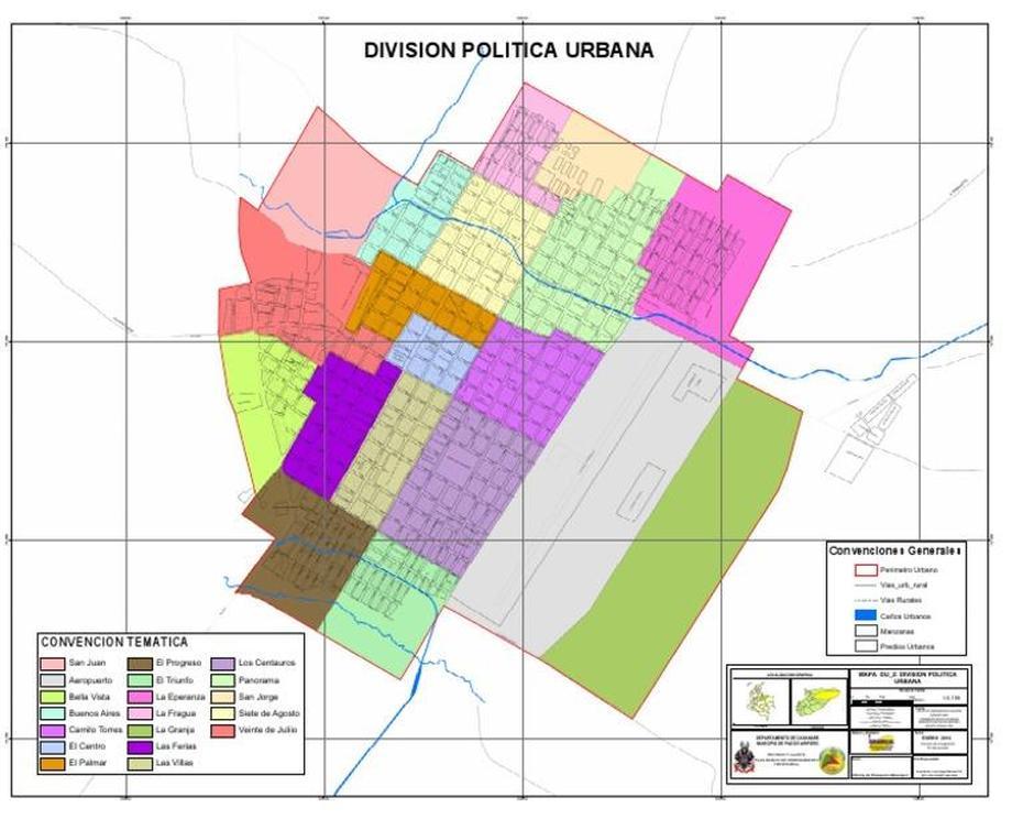 Geografia De Colombia, Colombia  With Cities, Division Politica, Paz De Ariporo, Colombia