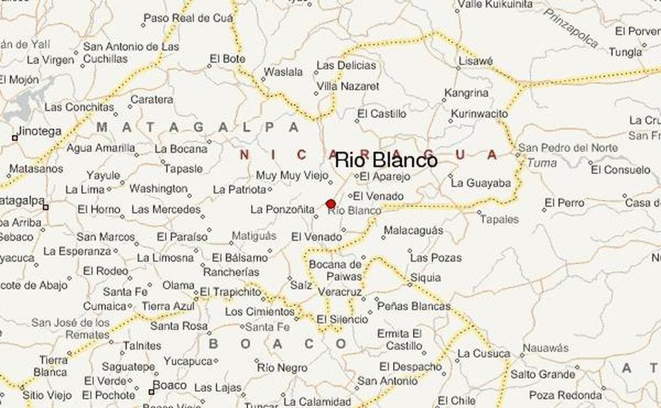 Guia Urbano De Rio Blanco, Nicaragua, Río Blanco, Nicaragua, Rios De Nicaragua, Matiguas Nicaragua