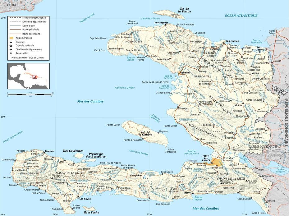 Haiti Maps | Printable Maps Of Haiti For Download, Les Abricots, Haiti, Les Irois Haiti, Haiti Villages