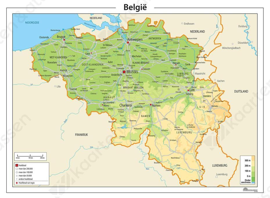 Information About Belgium, Facts About Belgium, Kaart, Schoten, Belgium