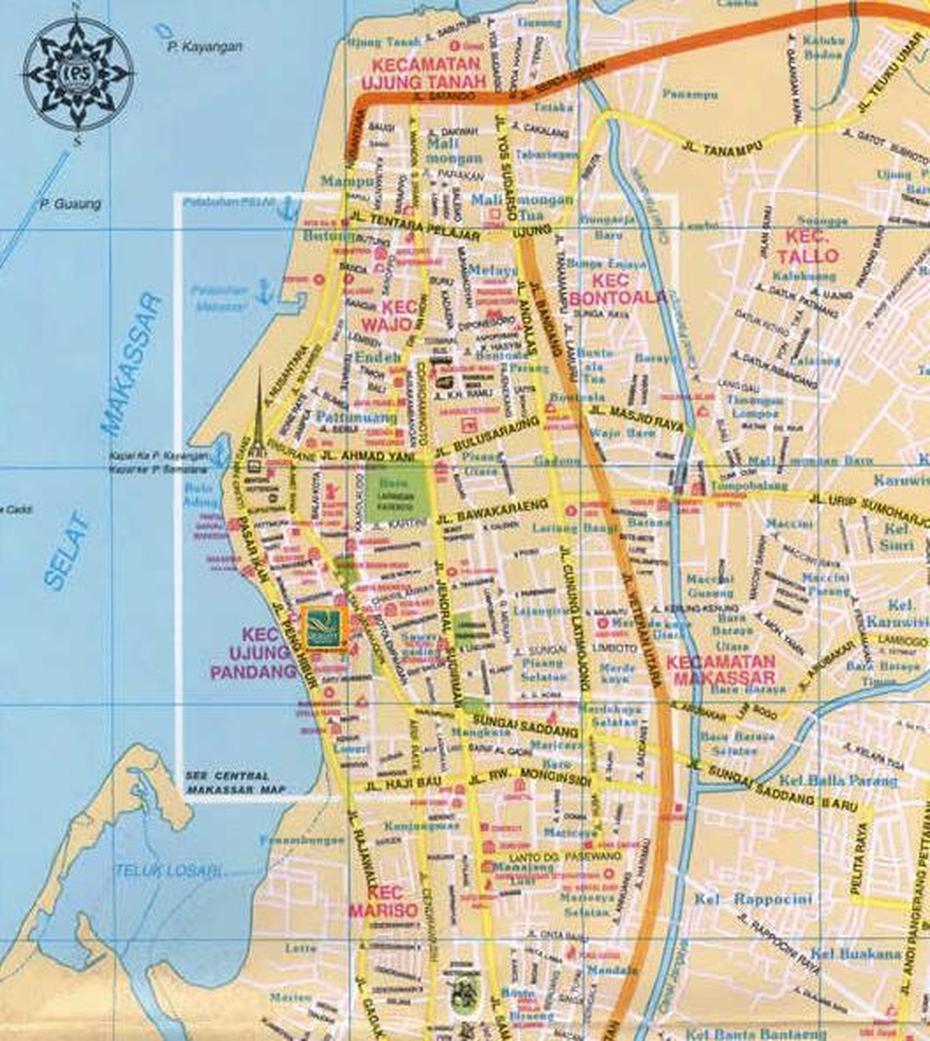 Makassar Map, Makassar, Indonesia, Kota Makassar, Indonesia  Google
