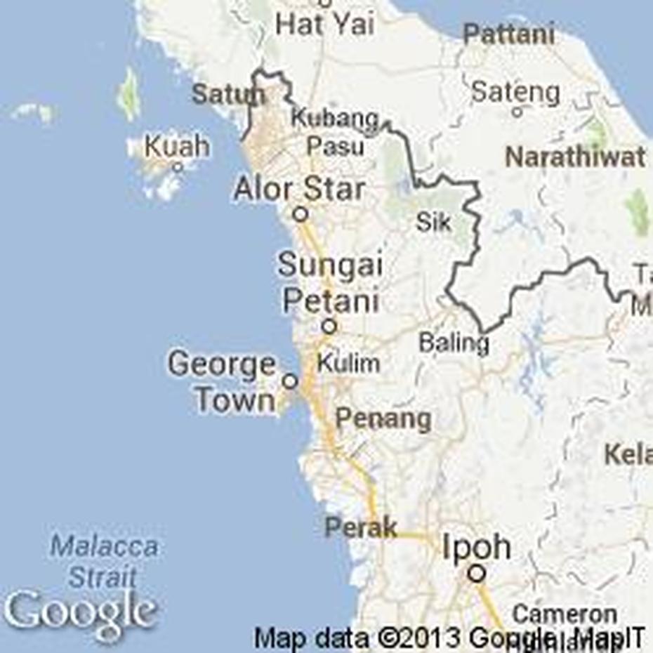 Map Sungai Petani – Soakploaty, Sungai Petani, Malaysia, Riverfront Sungai Petani, Swiss Inn Sungai Petani