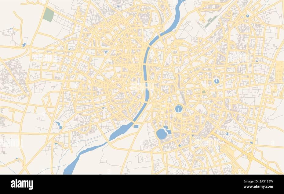 Printable Street Map Of Ahmedabad, State Gujarat, India. Map Template …, Ahmadābād, India, Dwarka India, Ahmedabad Gujarat