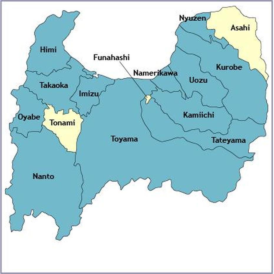 Regions & Cities: Toyama Prefecture, Toyama, Japan, Toyama Bay, Niigata Japan