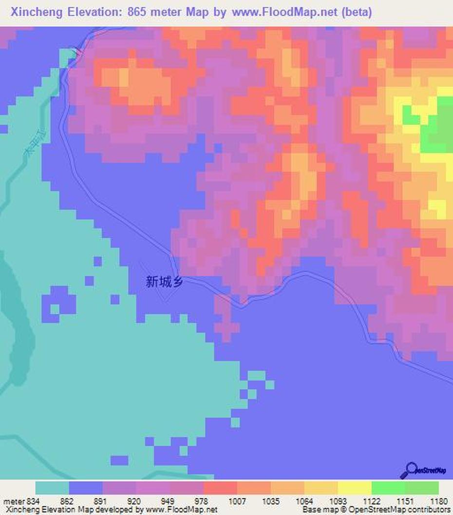 Shandong Province, Dongying  City, Topography, Xincheng, China