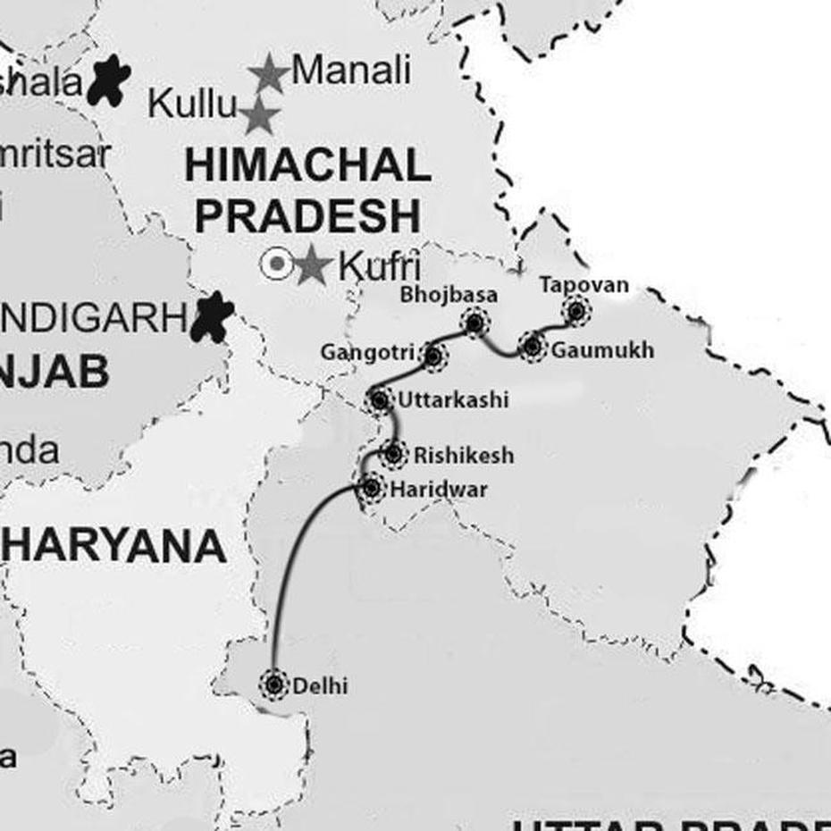 Source Of Ganges And Trek To Shivling – India Travel Pundits, Sholinghur, India, Yoga  Anjaneyar, Cherrapunji India