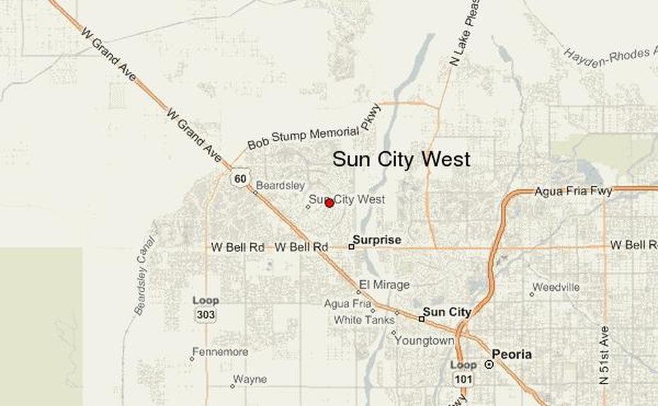 Sunbelt States, Sun Belt, West, Sun City West, United States