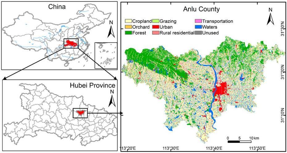 Sustainability | Free Full-Text | Land Use Allocation Based On A Multi …, Anlu, China, Hidrolavadora, Zlupe