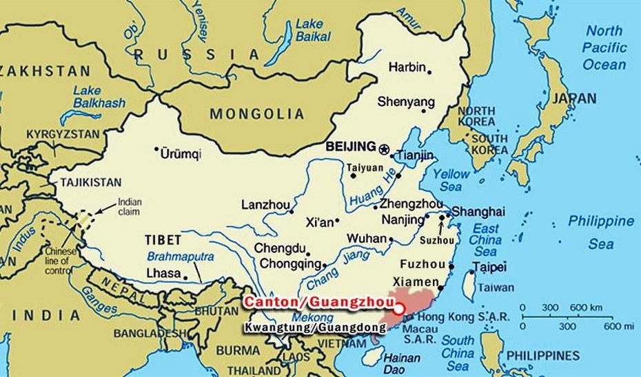 Towns And Cities – Canton/Kwangtung – Asia Money, Gonglang, China, Le Passage  Moganshan, Anji China