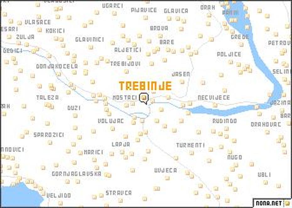 Trebinje (Bosnia And Herzegovina) Map – Nona, Trebinje, Bosnia And Herzegovina, Bosnia Places, Where Is Bosnia And Herzegovina