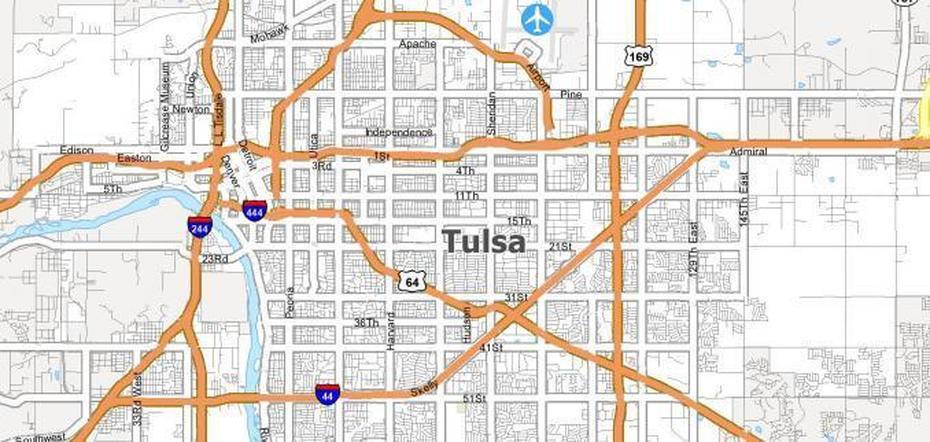 Tulsa Map Collection [Oklahoma] – Gis Geography, Tulsa, United States, Big United States, United States  For Children