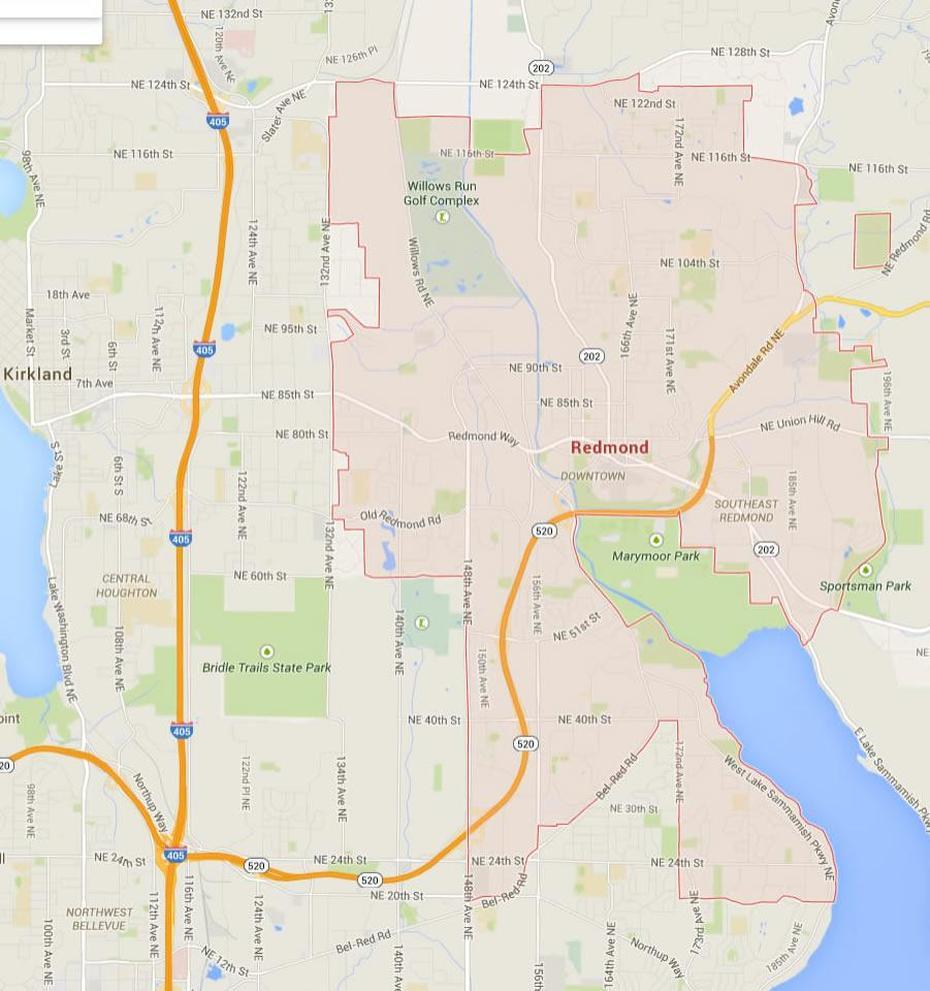 28 Map Of Redmond Washington – Maps Online For You, Redmond, United States, Redmond Wa, Redmond Ridge