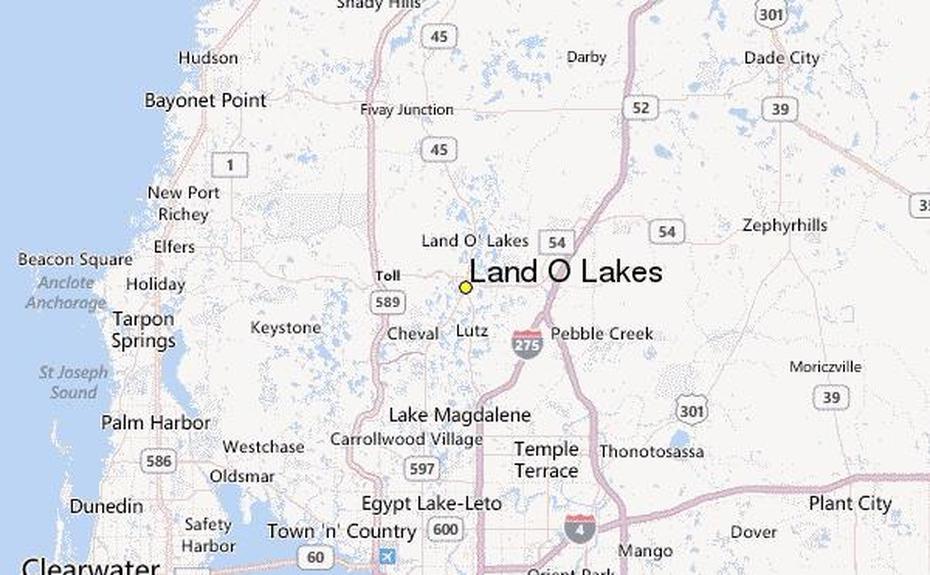 34 Land O Lakes Map – Maps Database Source, Land O’ Lakes, United States, Land O Lakes Fl Beach, Land O Lakes High School