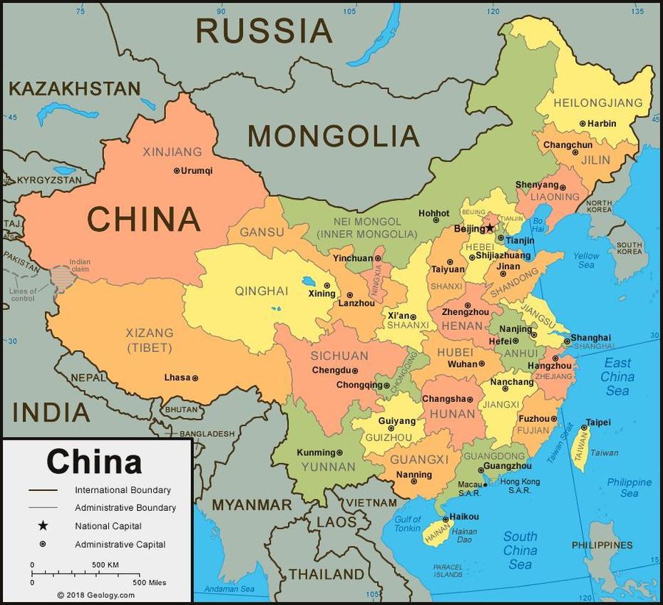 China  Graphic, China  Printable, Zones, Zongdi, China