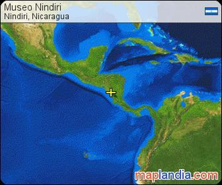 A De Managua Nicaragua, Masaya Volcano  National Park, Satellite , Nindirí, Nicaragua