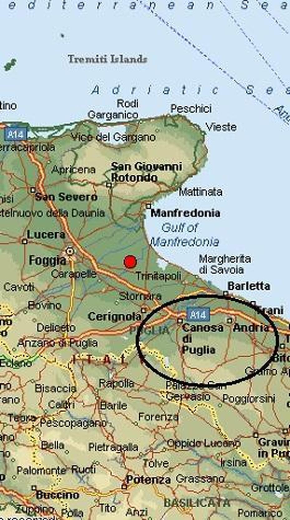 Desolata From Canosa , Apulia, Canosa Di Puglia, Italy, Canosa Sannita Italy, Via 160 Bar Di Canosa Di Puglia