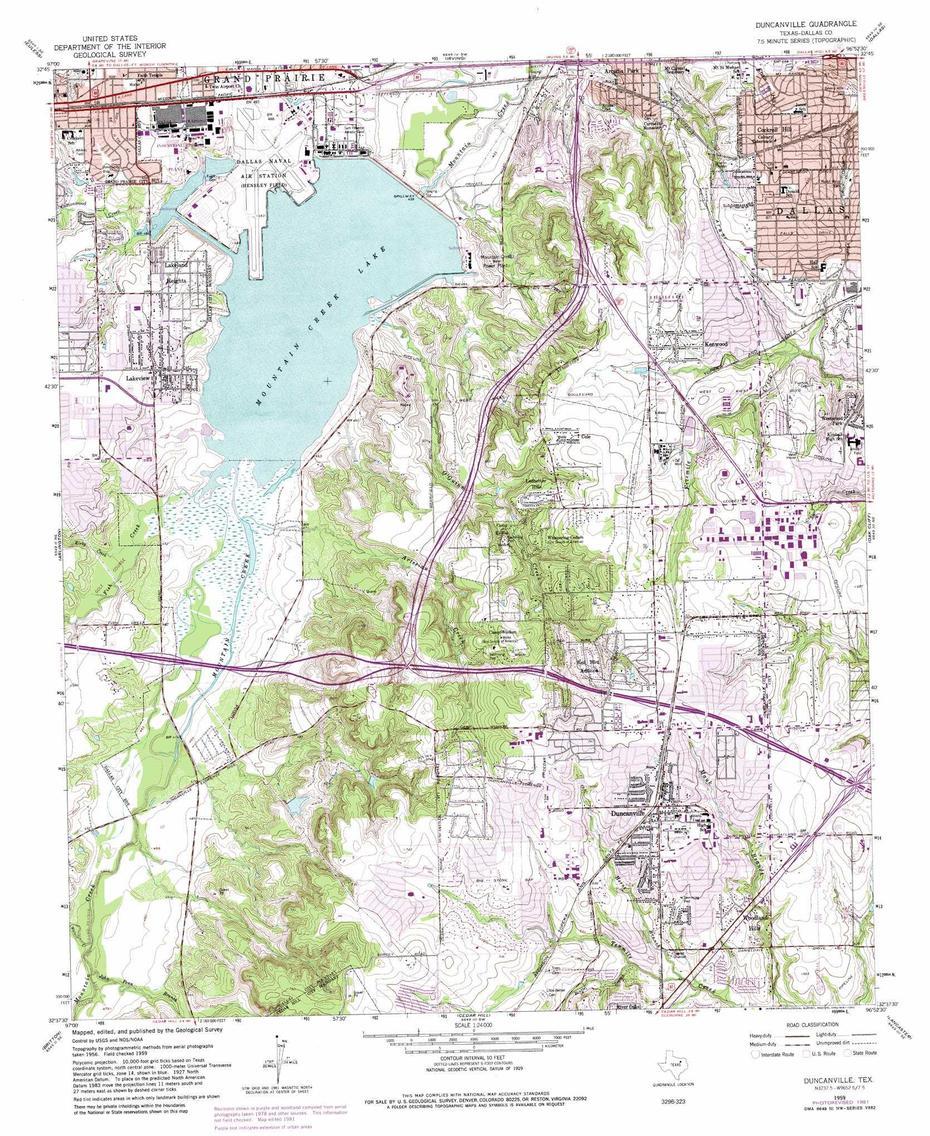 Duncanville Topographic Map, Tx – Usgs Topo Quad 32096F8, Duncanville, United States, Duncanville City, Odessa Texas