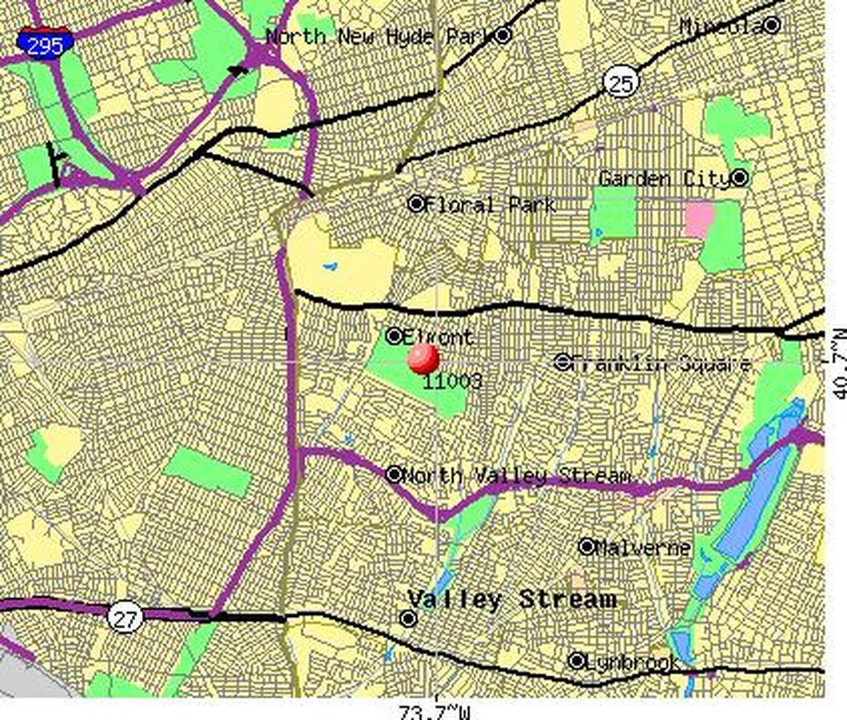 Elmont New York Map, Elmont, United States, Warwick New York, Corning New York