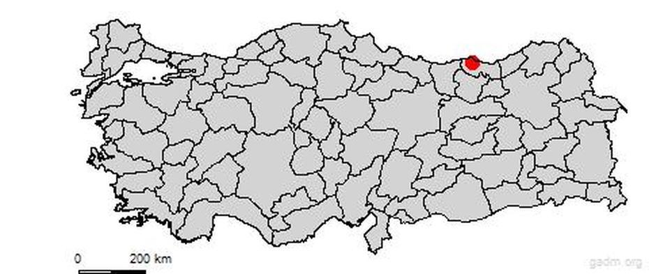 Gadm, Akçaabat, Turkey, Trabzon  Ilceleri, Anamur