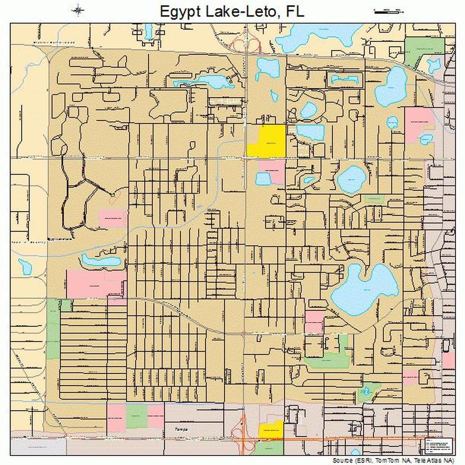 Hillsborough County Fl, Egypt Population Density, , Egypt Lake-Leto, United States