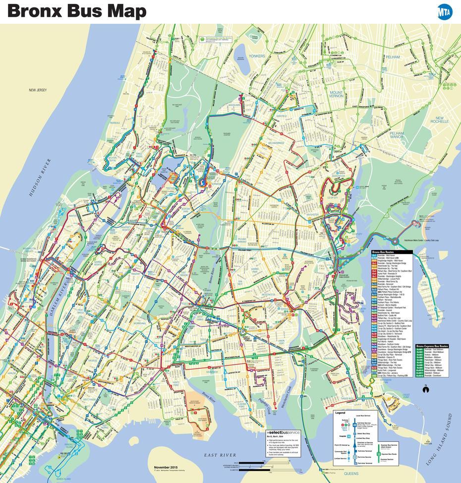Map Of The Bronx | Map Of The World, Bronx, United States, United States  Color, United States  With City
