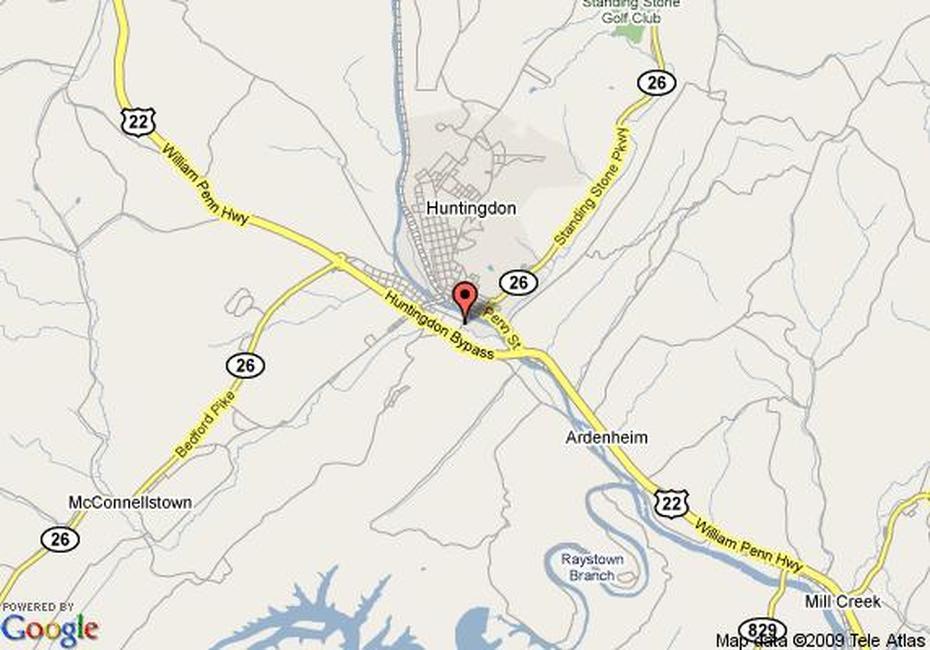 Map Of Comfort Inn Huntingdon, Huntingdon, North Huntingdon, United States, Huntingdon Uk, North Huntingdon Police