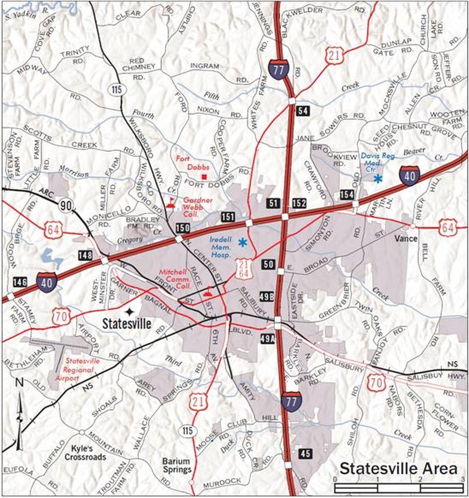 Maps Of Statesville North Carolina, Statesville, United States, Statesville North Carolina, Statesville North Carolina