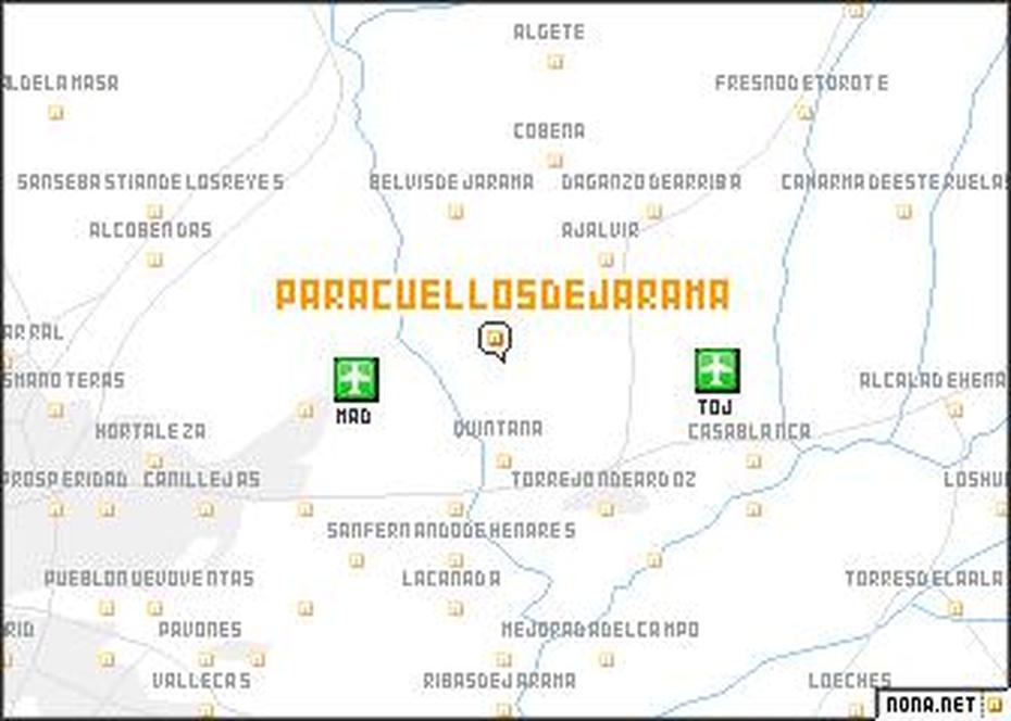 Paracuellos De Jarama (Spain) Map – Nona, Paracuellos De Jarama, Spain, Paracuellos De Jarama Spain, Rio Jarama A