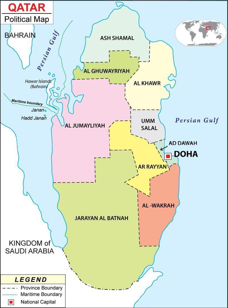 Qatar Map / Physical Map Of Qatar – Ezilon Maps / Qatar From Mapcarta …, Nu‘Ayjah, Qatar, Northwestern Campus, Seton Hall Campus