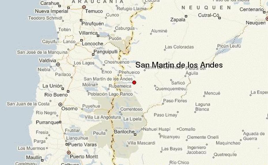 San Martin De Los Andes Location Guide, San Martín De Los Andes, Argentina, Los Andes Mountains, Andes Volcano