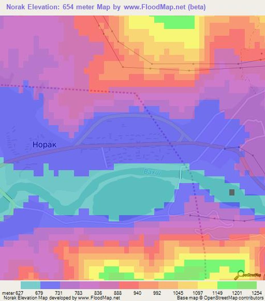 Elevation Of Norak,Tajikistan Elevation Map, Topography, Contour, Norak, Tajikistan, Tajikistan Flag, Capital Of Tajikistan