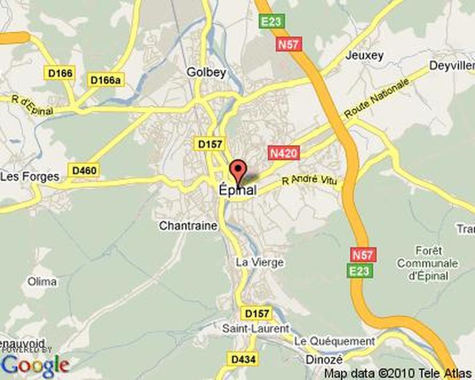 Epinal France Map, Épinal, France, Verdun France, Sete France