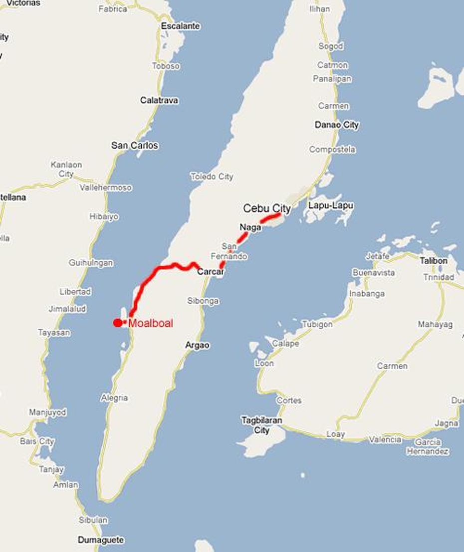 How To Get To Moalboal, Moalboal, Philippines, Luzon Strait, Occidental  Mindoro